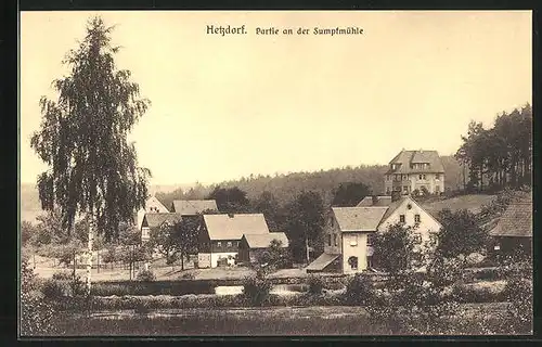 AK Hetzdorf, Partie an der Sumpfmühle