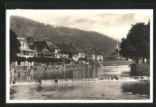 AK Wolfach, Ortspartie an der Kinzig