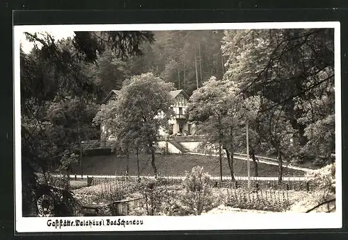 AK Bad Schandau, Gasthaus Waldhäus'l