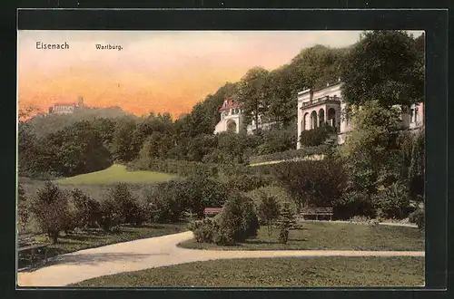 AK Eisenach, Idylle an der Wartburg