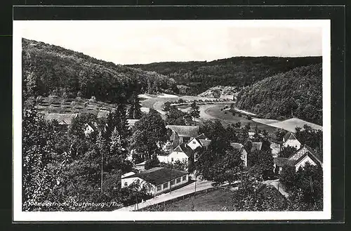 AK Tautenburg / Thüringen, Panoramablick vom Berg