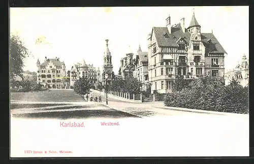 AK Karlsbad, Villen in Westend