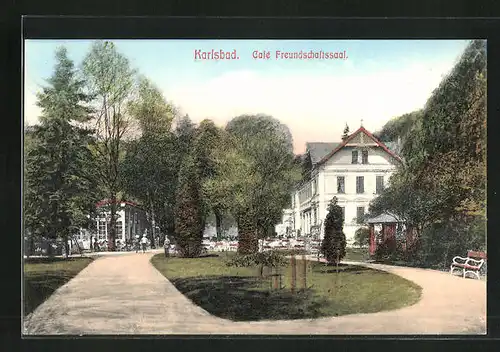 AK Karlsbad, Cafe Freundschaftssaal