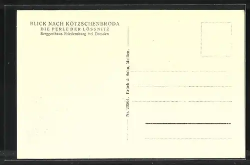 AK Kötzschenbroda, Totalansicht