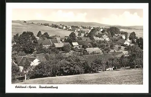 AK Sohland /Spree, Blick auf die Randsiedlung