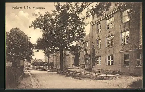 AK Oederan i. Sa., an der Volksschule