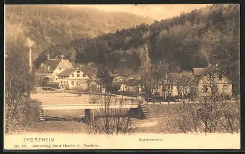 AK Pforzheim, am Kupferhammer