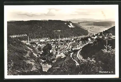 AK Oberndorf a. N., Panoramablick vom Berg