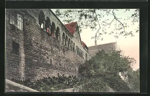 AK Wimpfen am Berg, Teilansicht der Kaiserpfalz