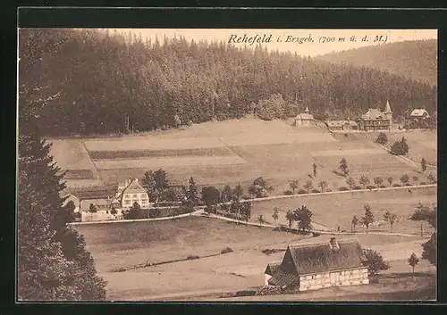 AK Rehefeld / Erzgeb., Blick vom Berg