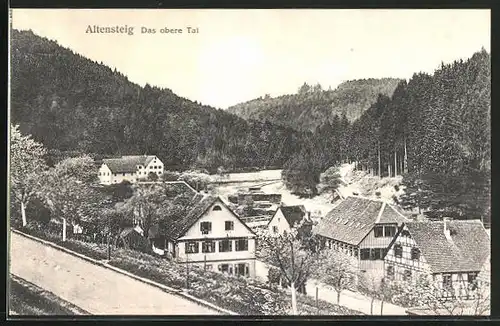 AK Altensteig, Blick in das obere Tal