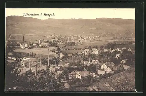 AK Olbernhau / Erzgeb., Gesamtansicht