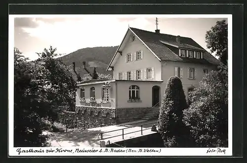 AK Neuweier / Baden, Gasthaus zur Krone