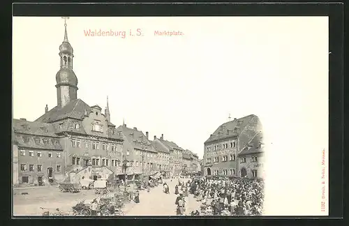 AK Waldenburg i. S., Marktplatz