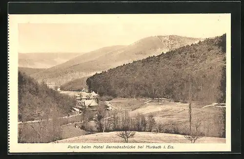 AK Murbach i. Els., Blick auf das Hotel Barnabasbrücke