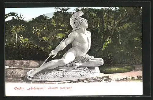 AK Corfou, Achilleion, Achille mourant
