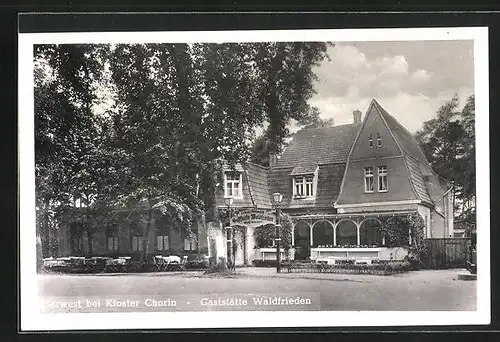 AK Serwest, Gasthaus Waldfrieden von W. Schäfer