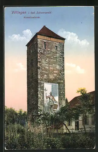 AK Villingen i. bad. Schwarzwald, Romeinsturm