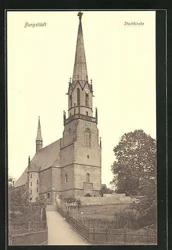 AK Burgstädt, Stadtkirche