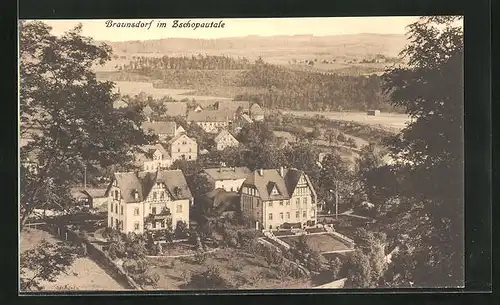 AK Braunsdorf im Zschopautal, Ortspartie