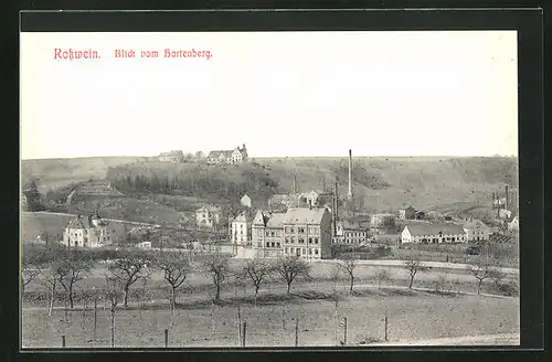 AK Rosswein, Blick vom Hartenberg auf den Ort