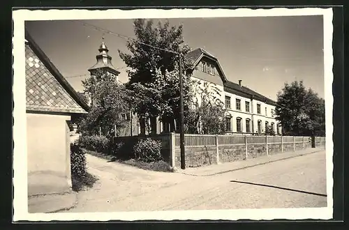 AK Grosserkmannsdorf bei Radeberg i. Sa., Salzmannschule