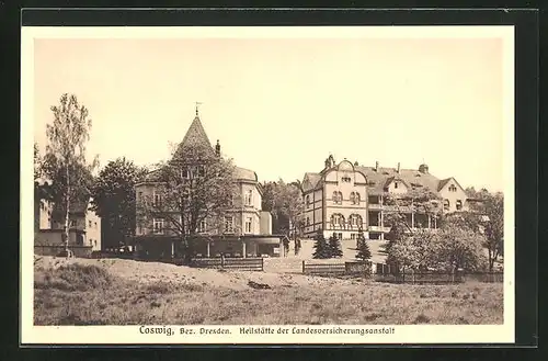 AK Coswig /Bez. Dresden, Heilstätte der Landesversicherungsanstalt