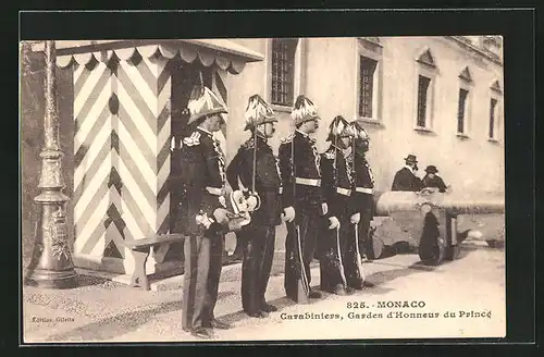 AK Monaco, Carabiniers, Gardes d`Honneur du Prince