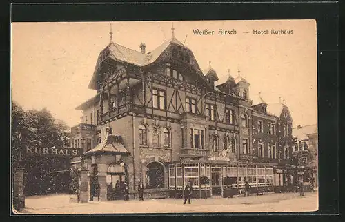 AK Dresden-Weisser Hirsch, Hotel Kurhaus