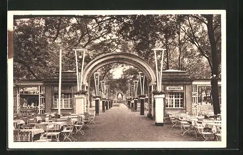 AK Berlin-Neukölln, Restaurant Neue Welt in der Hasenheide 108 /114 mit Cigarrenhaus