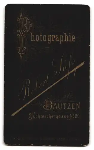 Fotografie Robert Süss, Bautzen, Tuchmachergasse 20, Portrait bürgerliche Dame mit Kreuzkette