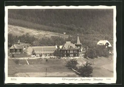 Foto-AK Walter Hahn, Dresden, Nr. 11020: Altenberg, Jagdschloss Rehefeld