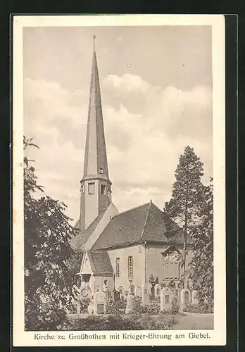 AK Grossbothen, Kirche und Friedhof