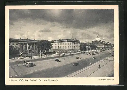 AK Berlin, Unter den Linden mit Universität