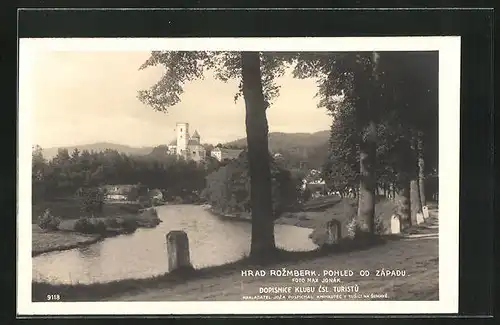 AK Rozmberk nad Vltavou, Pohled od Západu