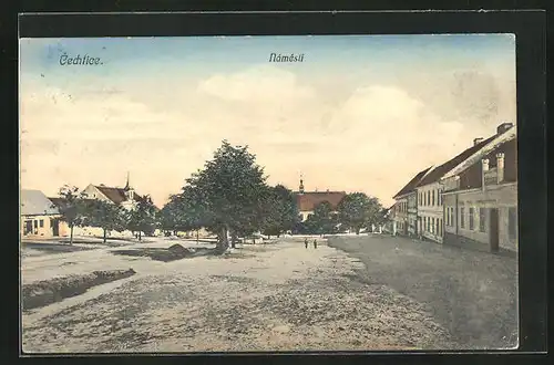 AK Cechtice, Námesti, Marktplatz