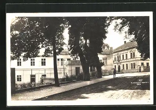 AK Jince, Strassenpartie am Sanatorium