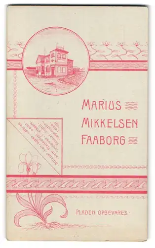 Fotografie Marius Mikkelsen, Faaborg, Ansicht Faaborg, Gebäude des Fotografen