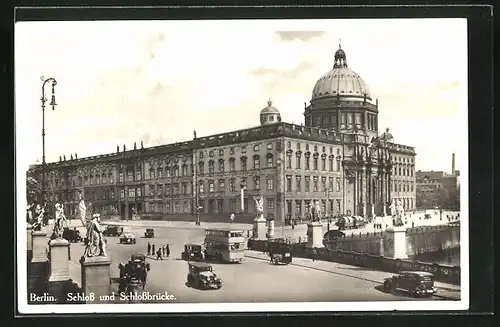 AK Berlin, Schloss und Schlossbrücke