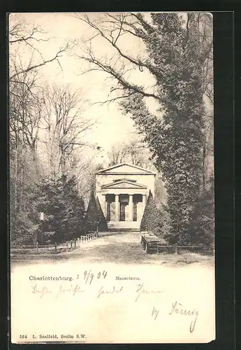 AK Berlin-Charlottenburg, Mausoleum