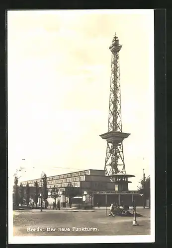 AK Berlin-Charlottenburg, Der neue Funkturm