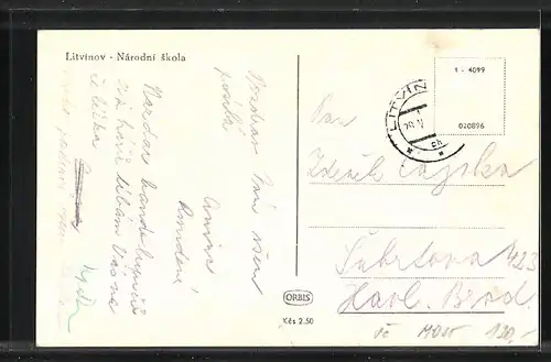 AK Litvinov, Národni skola