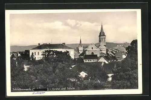 AK Schlackenwerth, Kirche und Schule