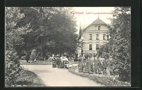 AK Karlsbad, Cafe Freundschaftssaal