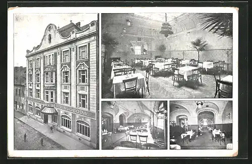 AK Plzen, Hotel-Restaurant Svoboda, Perlova Ulice