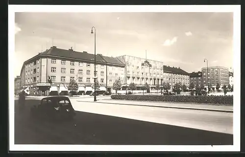 AK Königgrätz / Hradec Kralove, Ulrichovo nam, Hauptplatz der Stadt