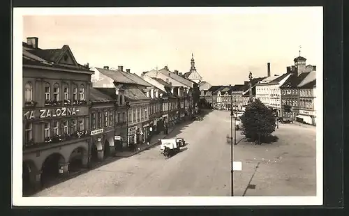 AK Josefstadt / Josefov / Jaromer, Strassenansicht aus der Vogelschau