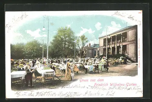 AK Magdeburg, Gasthaus Friedrich Wilhelms-Garten