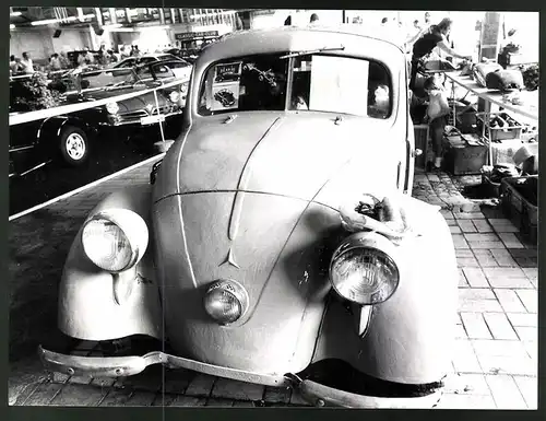 Fotografie Auto Mercedes Benz 170H, PKW auf einer Automobil-Ausstellung mit Ersatzteil-Börse