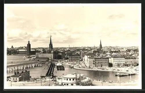 AK Hamburg-Neustadt, Ortspartie aus der Vogelschau